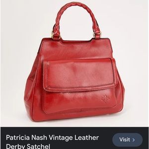 Patricia Nash Vintage Leather Derby Satchel